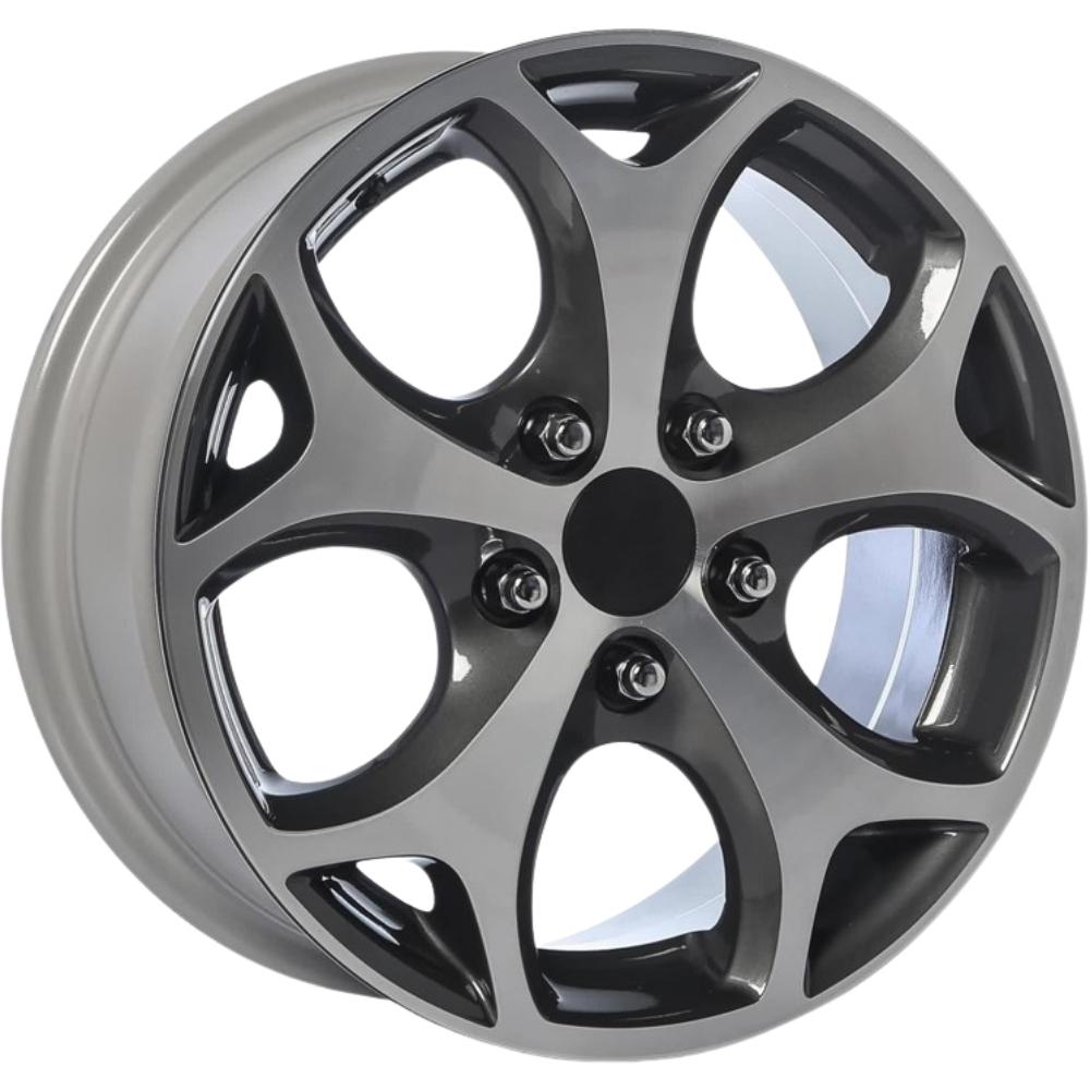 Kormetal 15 inç 5*108 ET50 Parlak Siyah Jant Takımı (J-5312)