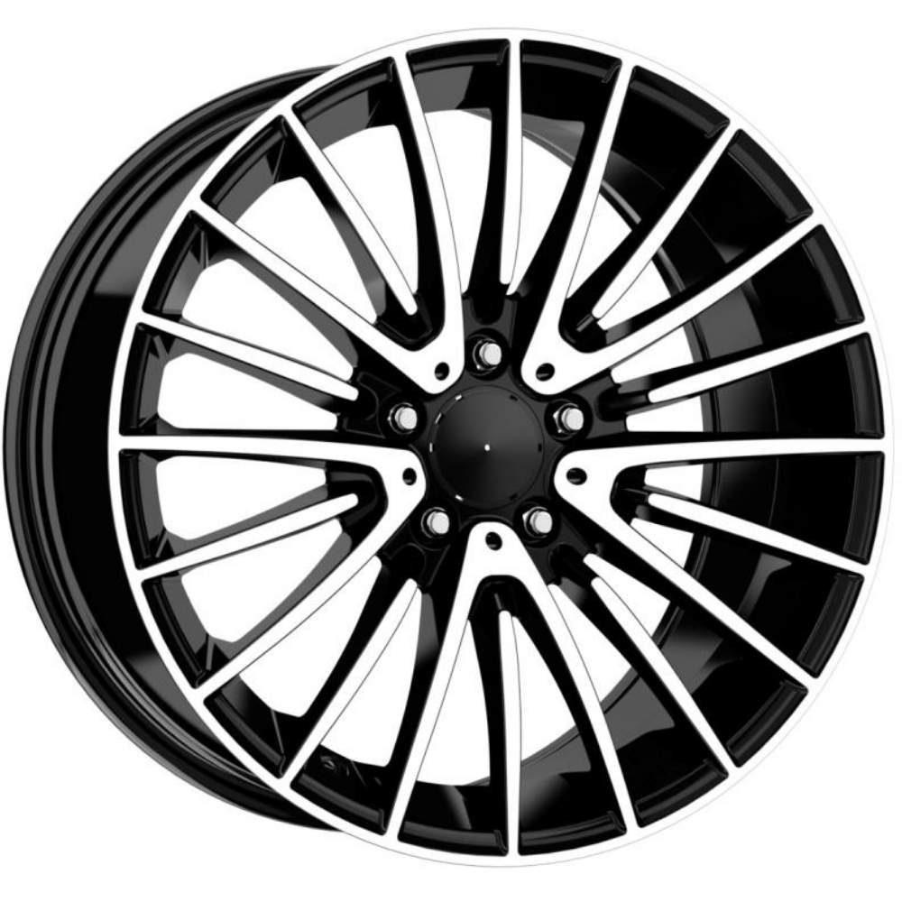 Kormetal 18 inç 5*112 ET48 Parlak Siyah Jant Takımı (J-4790)