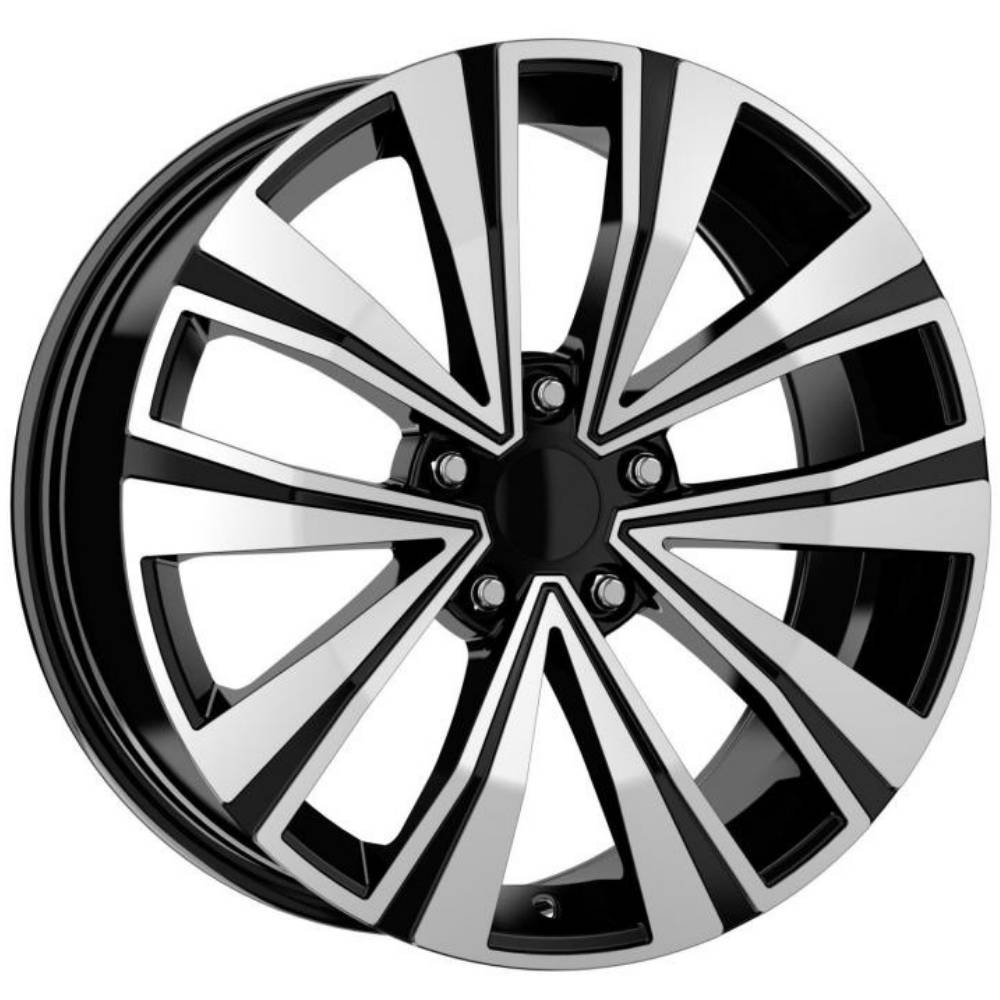 Kormetal 17 inç 5*112 ET45 Parlak Siyah Jant Takımı (J-4806)