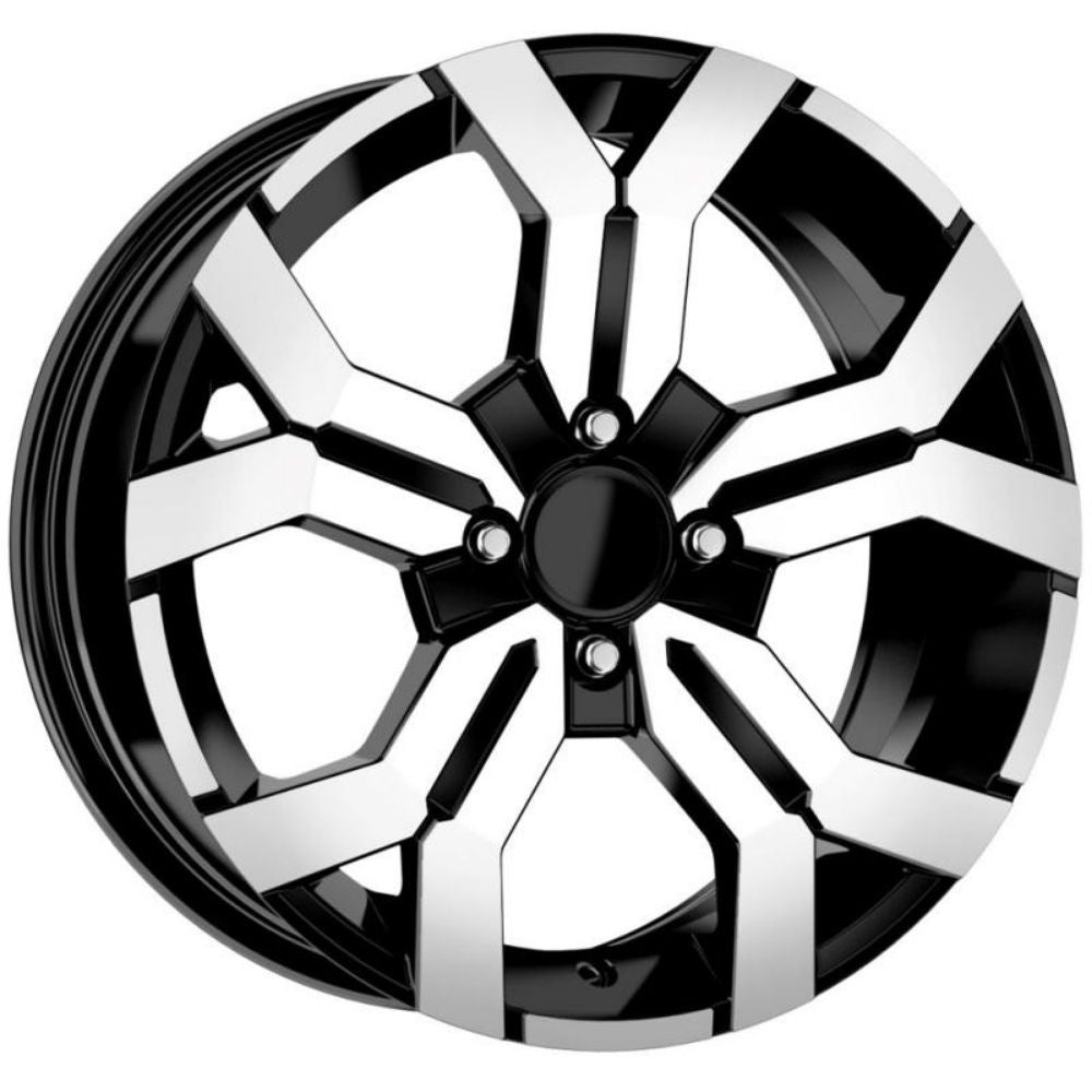 Kormetal 17 inç 4*100 ET35 Parlak Siyah Jant Takımı (J-4831)