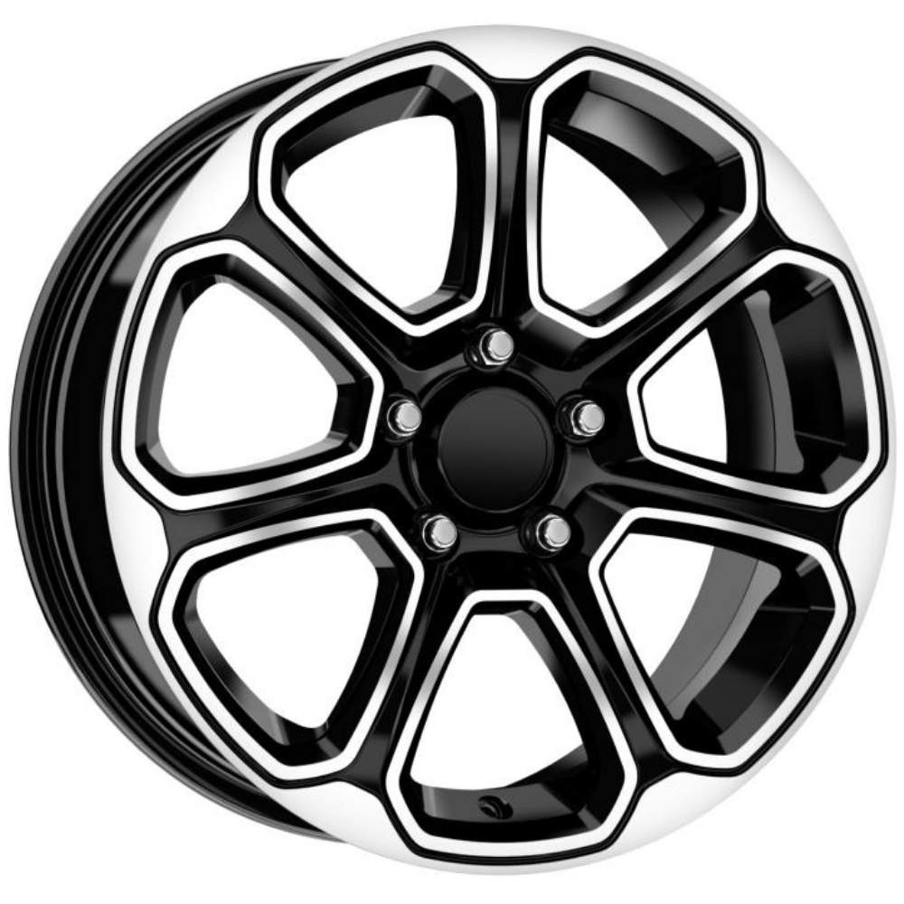 Kormetal 15 inç 5*108 ET35 Parlak Siyah Jant Takımı (J-4897)
