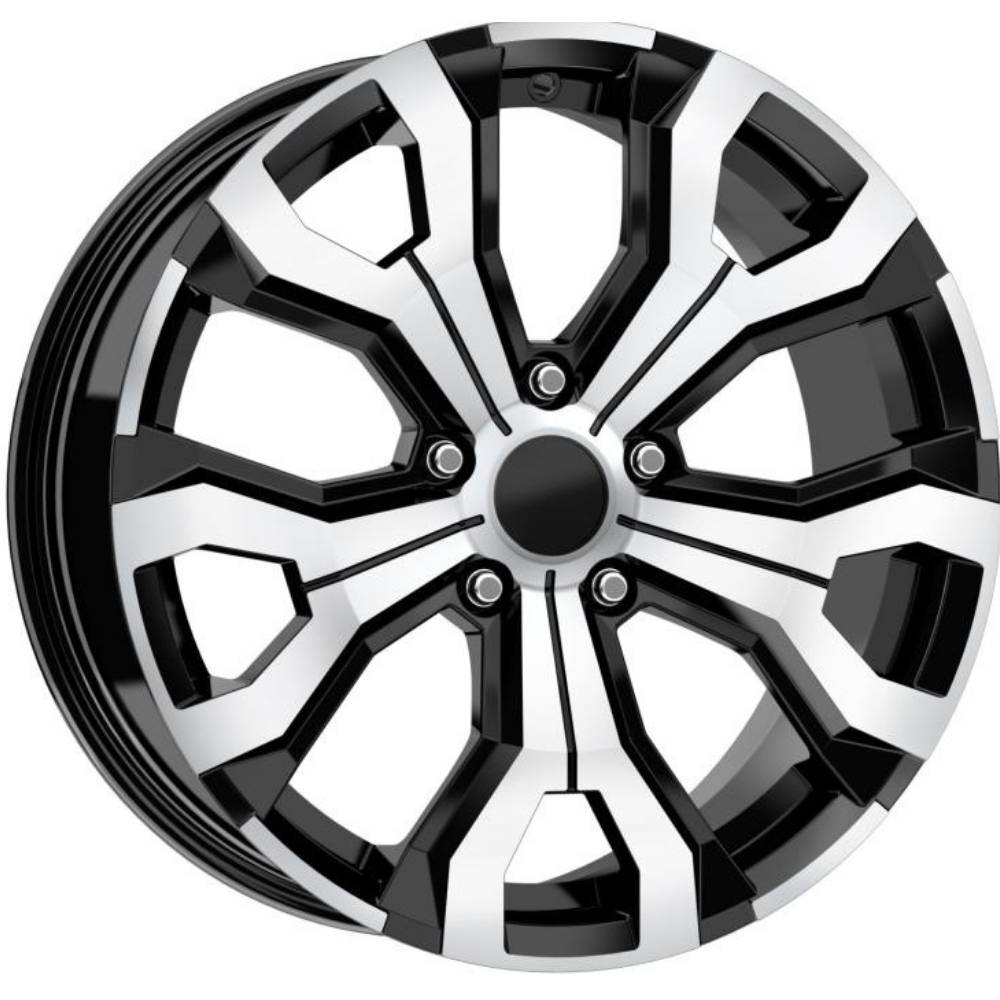 Kormetal 17 inç 5*114 ET35 Parlak Siyah Jant Takımı (J-5026)