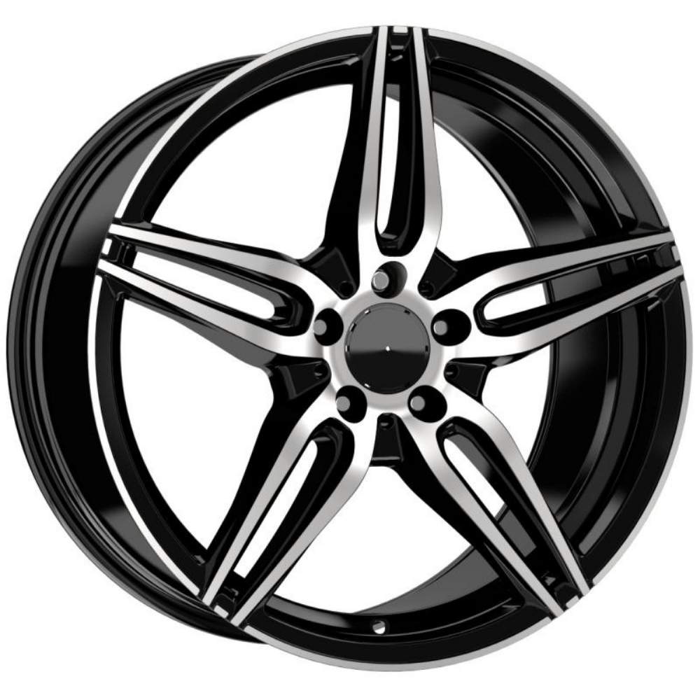 Kormetal 18 inç 5*112 ET43 Parlak Siyah Jant Takımı (J-5058)