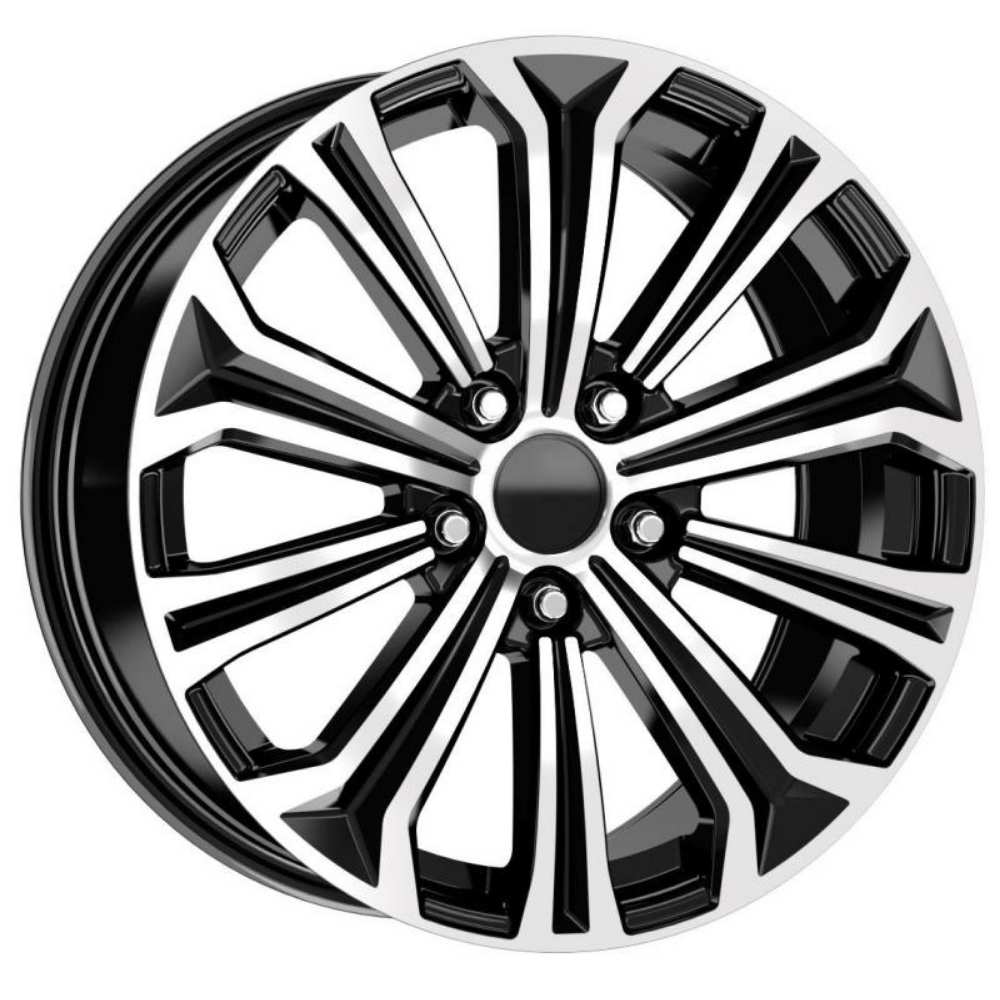 Kormetal 17 inç 5*114 ET45 Parlak Siyah Jant Takımı (J-5160)