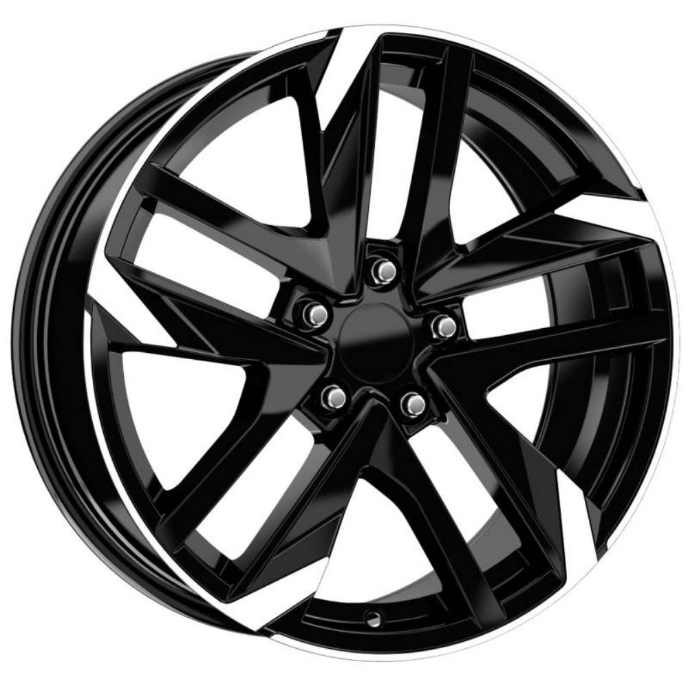 Kormetal 17 inç 4*108 ET25 Parlak Siyah Jant Takımı (J-5173)