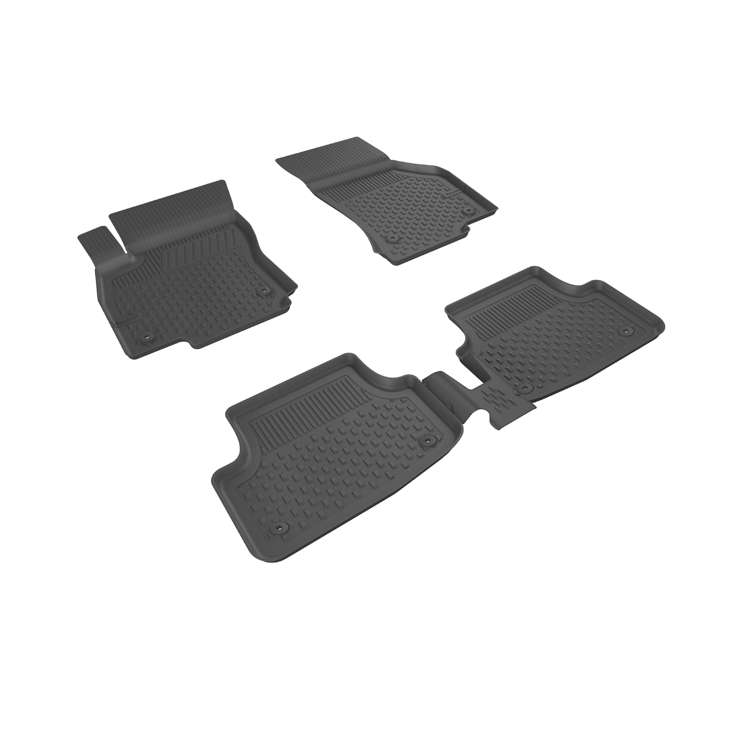 Sahler Audi A3 HB / SD 2013-2020 Uyumlu 4.5D Havuzlu Siyah Oto Paspas Takımı - KolayOto