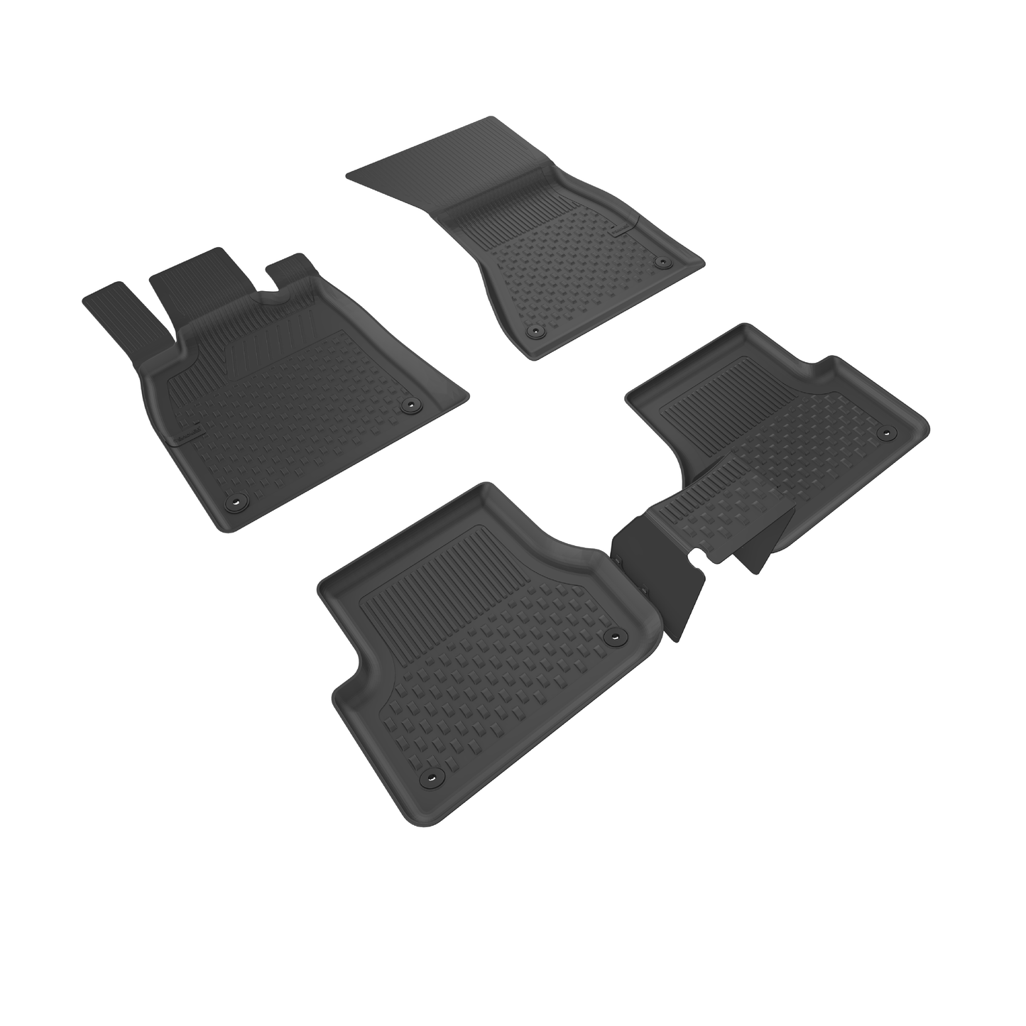 Sahler Audi A4 2008-2015 Uyumlu 4.5D Havuzlu Siyah Oto Paspas Takımı - KolayOto