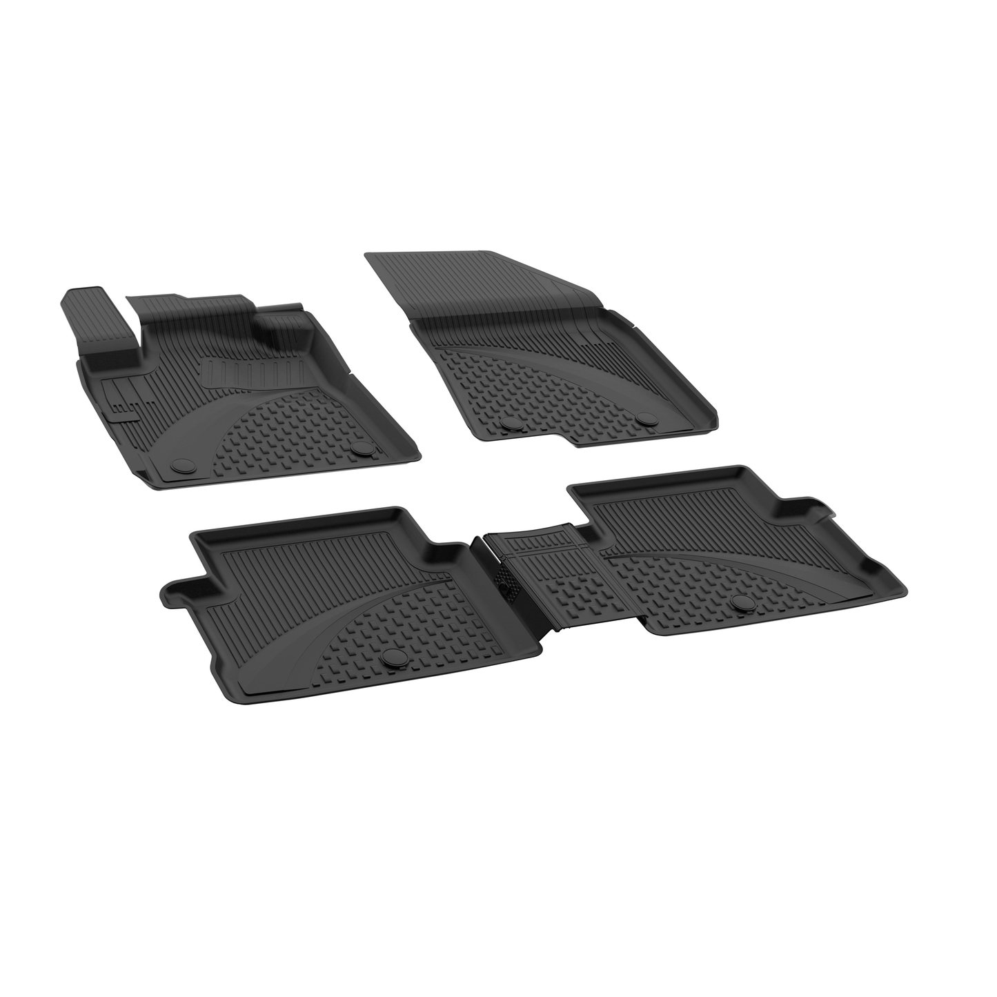 Sahler Dacia Jogger 4x2 2021+ Uyumlu 4.5D Havuzlu Siyah Oto Paspas Takımı - KolayOto