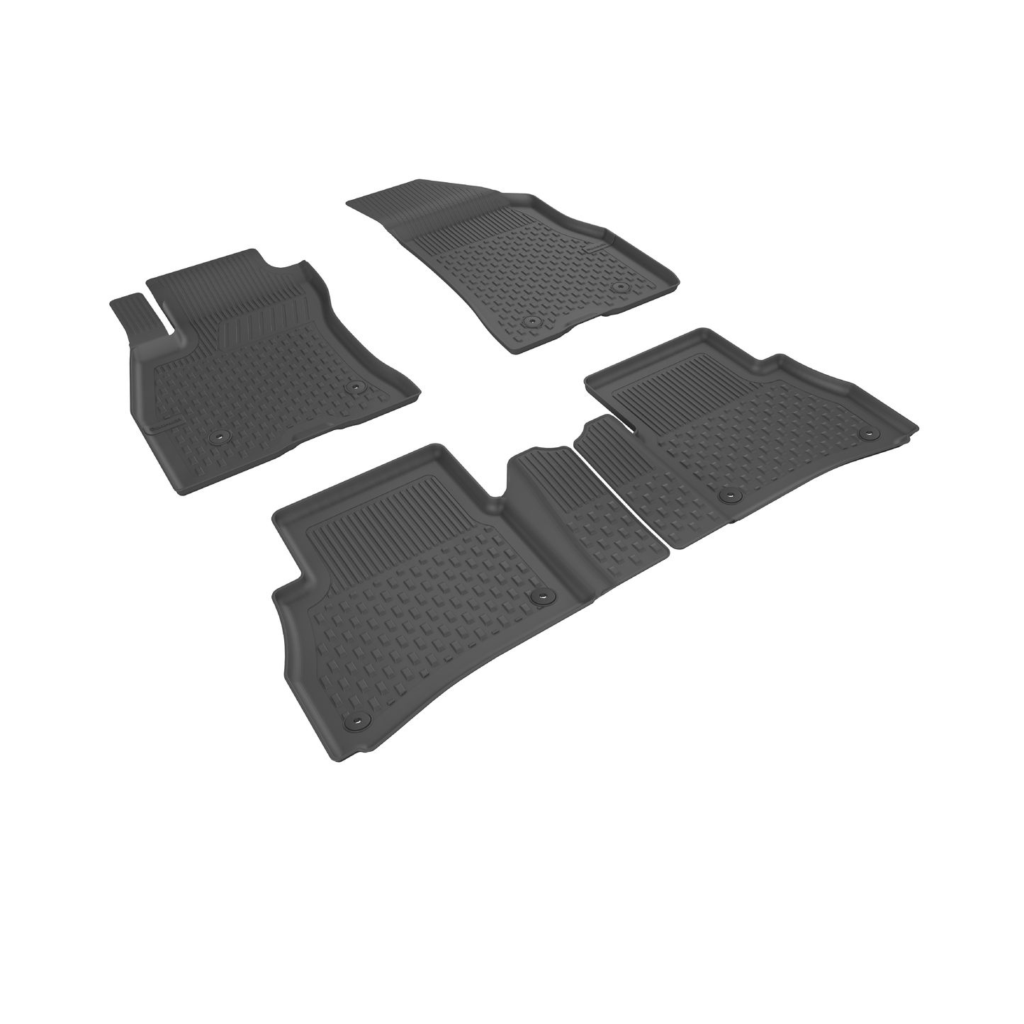 Sahler Doblo II 2009-2022 Uyumlu 4.5D Havuzlu Siyah Oto Paspas Takımı - KolayOto