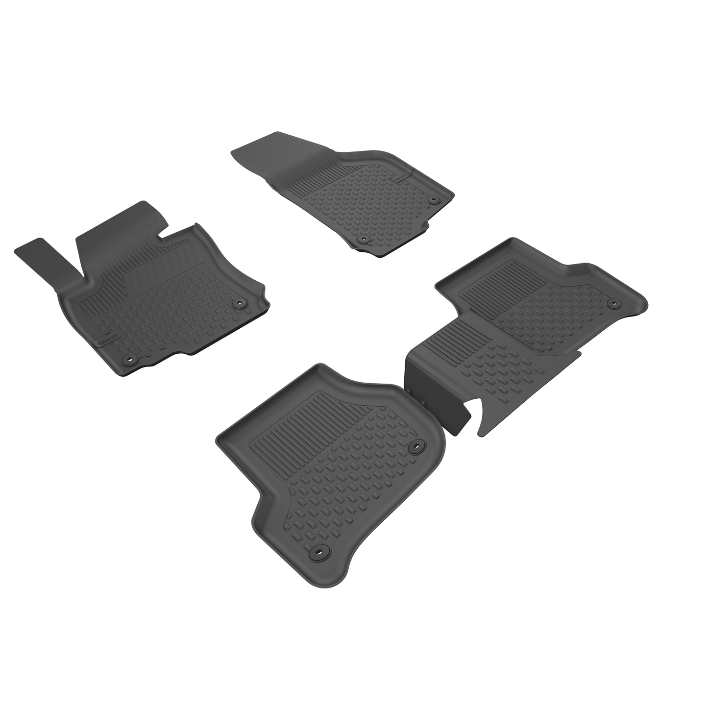 Sahler Skoda Octavia 2005-2012 Uyumlu 4.5D Havuzlu Siyah Oto Paspas Takımı - KolayOto