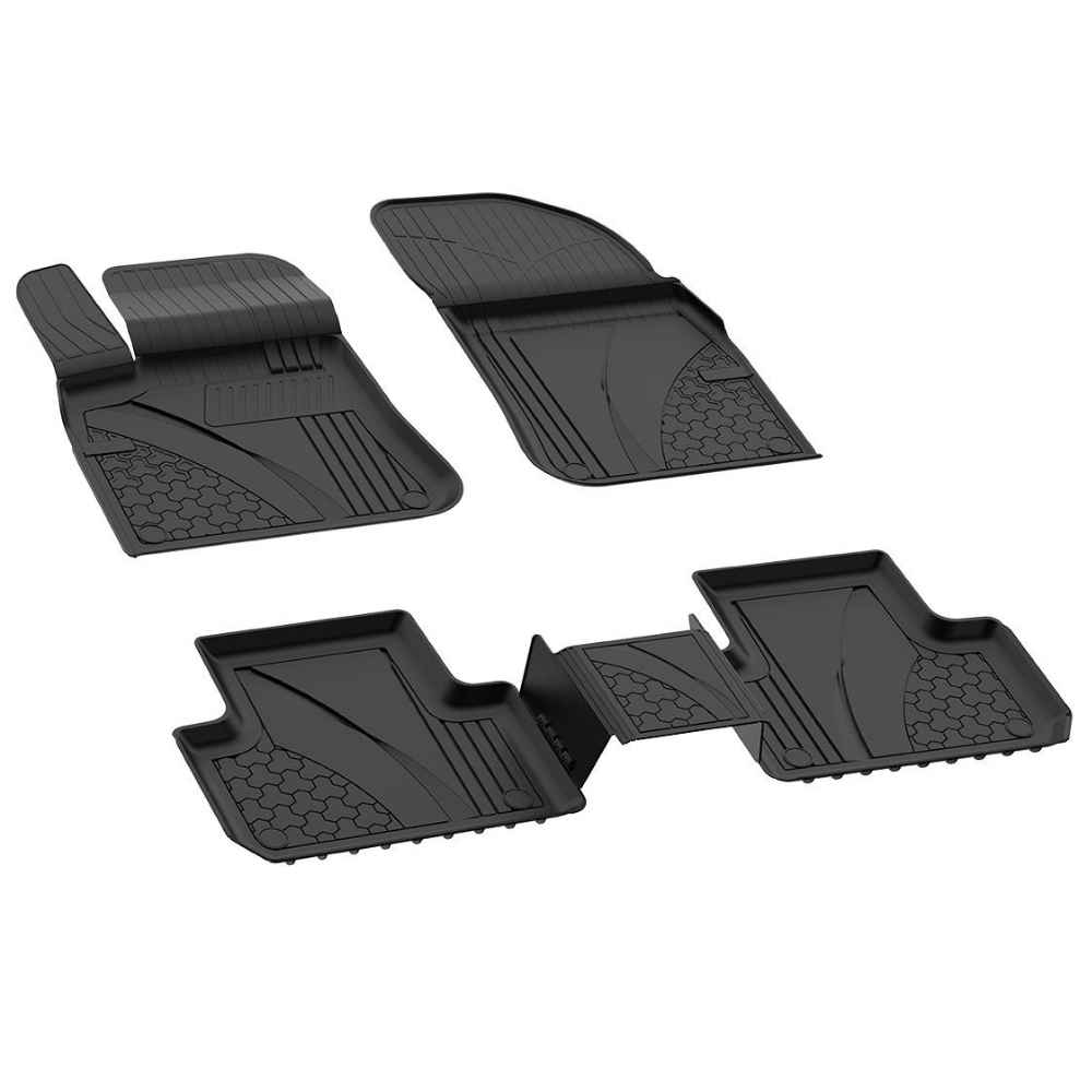 Sahler Volkswagen Touareg 2018+ Uyumlu 4.5D Havuzlu Siyah Oto Paspas Takımı