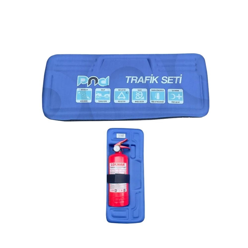PND 1 Kg Yangın Söndürücülü Trafik Seti (EVA Çantalı)