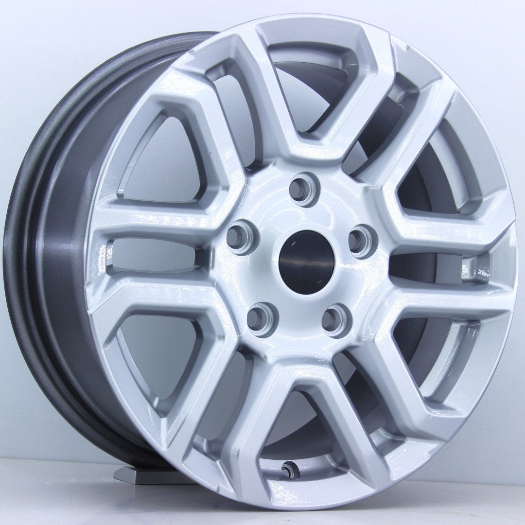 R1 Wheels 16 inç 5*118 ET50 Metalik Gri Jant Takımı (J-3686) - KolayOto