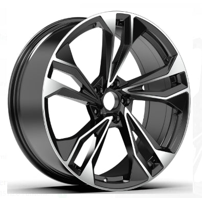 R1 Wheels 19 inç 5*112 ET35 Siyah Jant Takımı (J-3144) - KolayOto