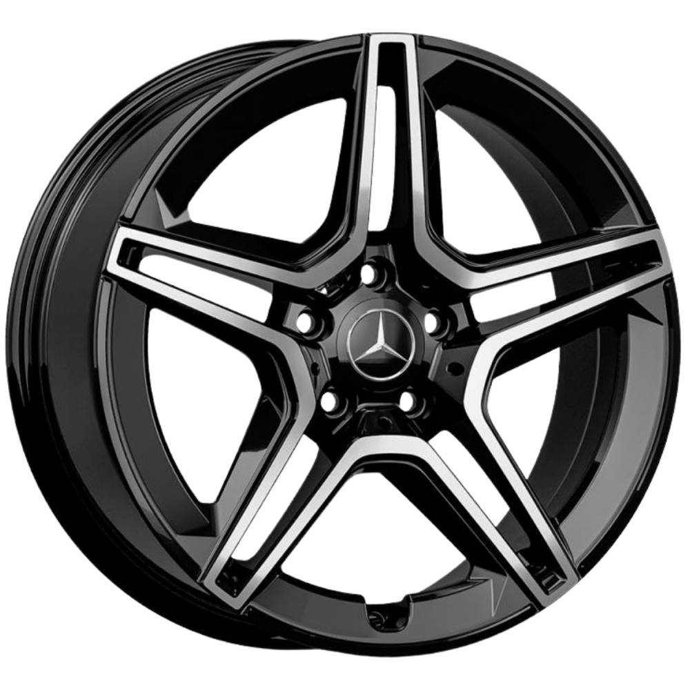 AGT Wheels 17 inç 5*112 ET45 Parlak Siyah Jant Takımı (J-5906)