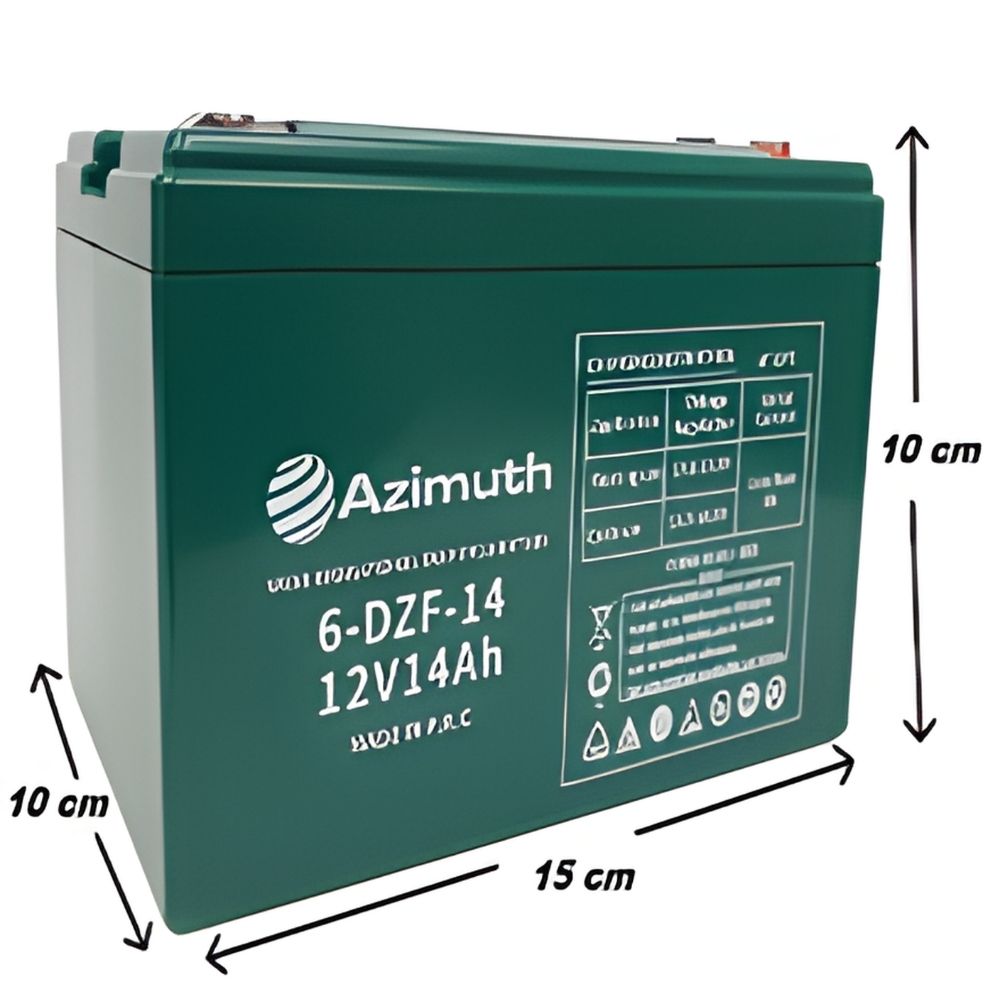 Azimuth 12V 14 Ah Elektirkli Bisiklet Jel Akü Modelleri