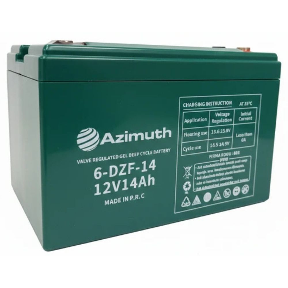Azimuth 12V 14 Ah Elektirkli Bisiklet Jel Akü