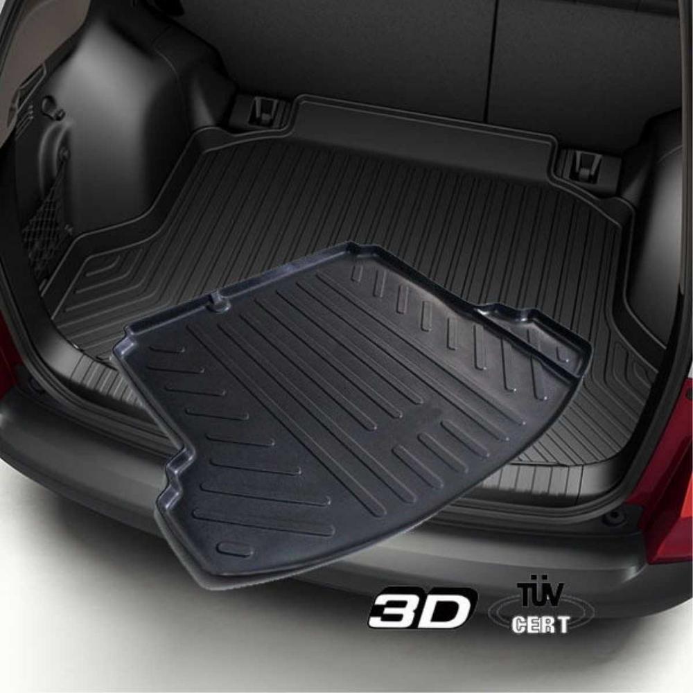 TP Dacia Sandero 2018 Uyumlu 3D Siyah Bagaj Havuzu