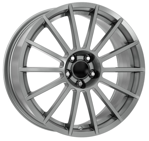 R1 Wheels 17 inç 4*100 ET35 Füme Jant Takımı (J-3471) - KolayOto