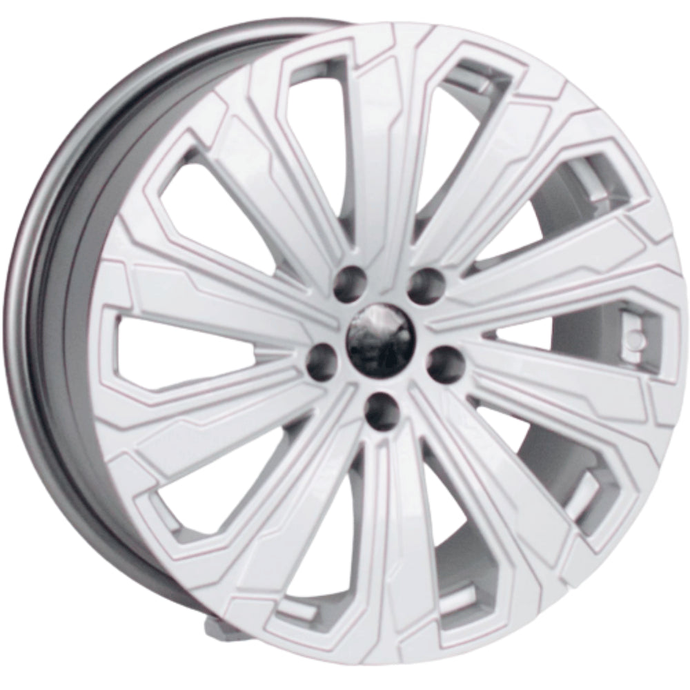 R1 Wheels 18 inç 5*108 ET35 Metalik Gri Jant Takımı (J-3681) - KolayOto