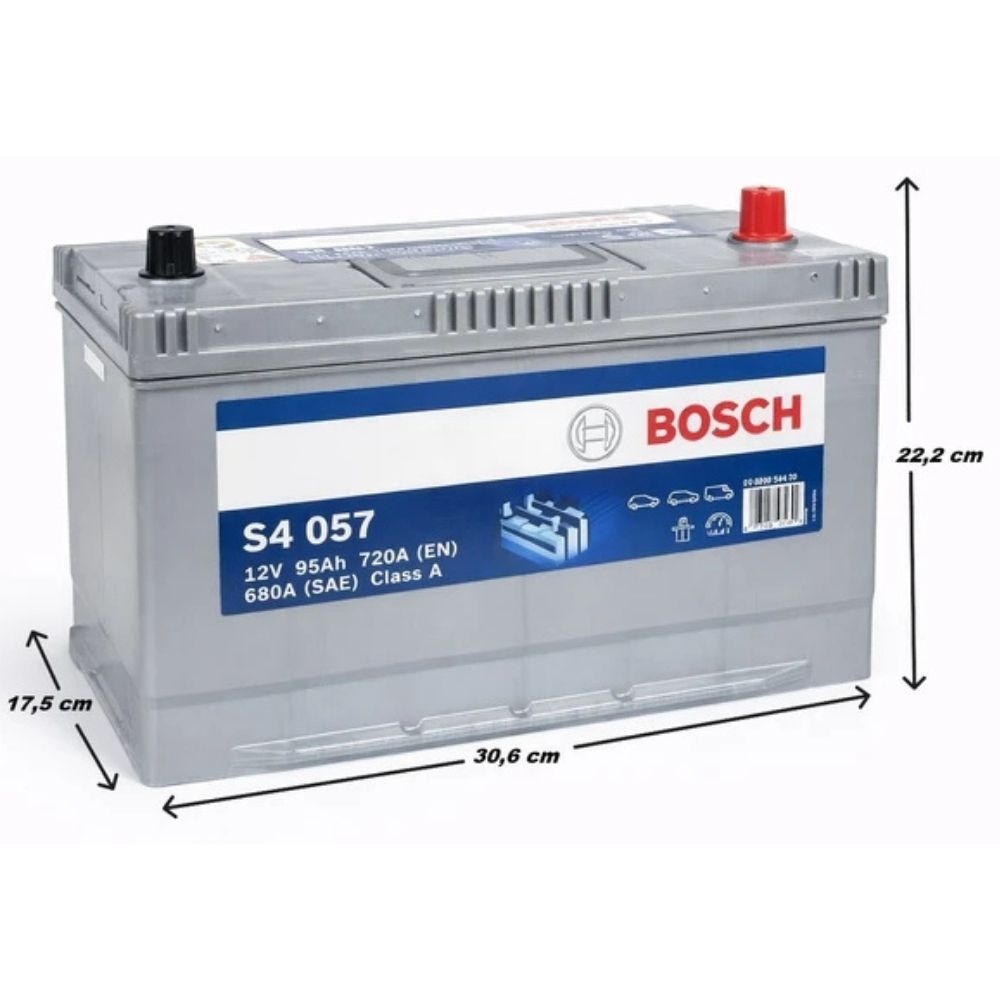 Bosch S4 057 12V 95 Ah 720A (EN) Akü Modelleri