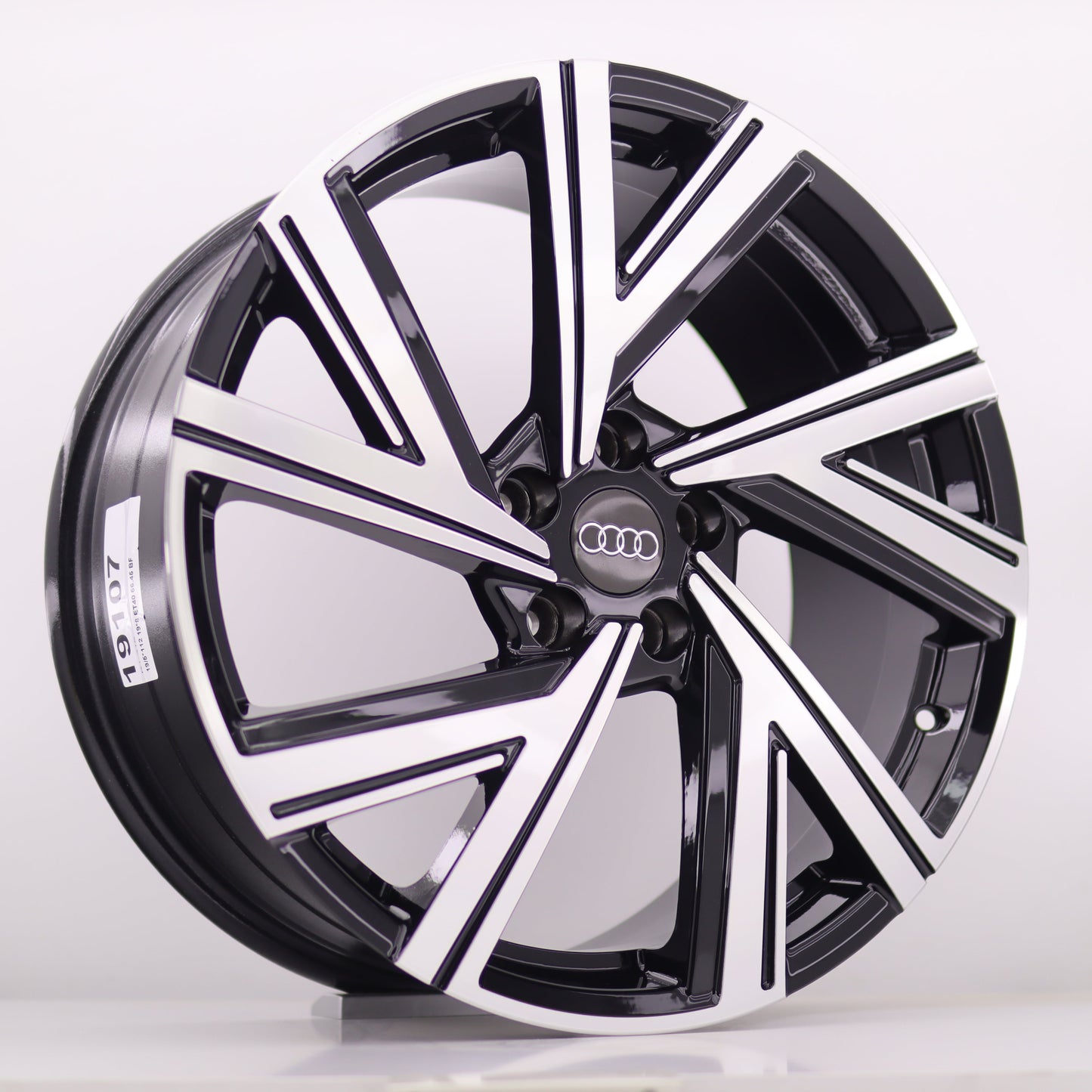 R1 Wheels 19 inç 5*112 ET40 Siyah Jant Takımı (J-1091) - KolayOto