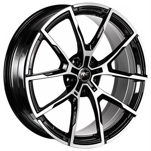 R1 Wheels 20 inç 5*112 ET30 Siyah Jant Takımı (J-3673) - KolayOto