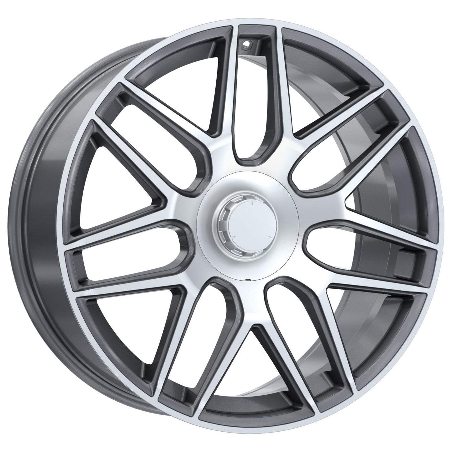R1 Wheels 22 inç 5*130 ET40 Füme Jant Takımı (J-3782)