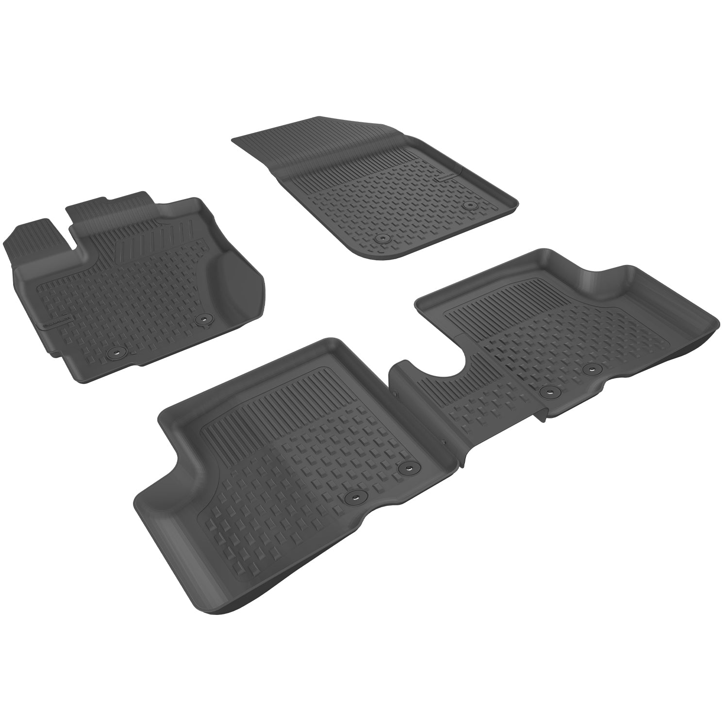 Sahler Dacia Duster 4x2 2010-2013 Uyumlu 4.5D Havuzlu Siyah Oto Paspas Takımı - KolayOto