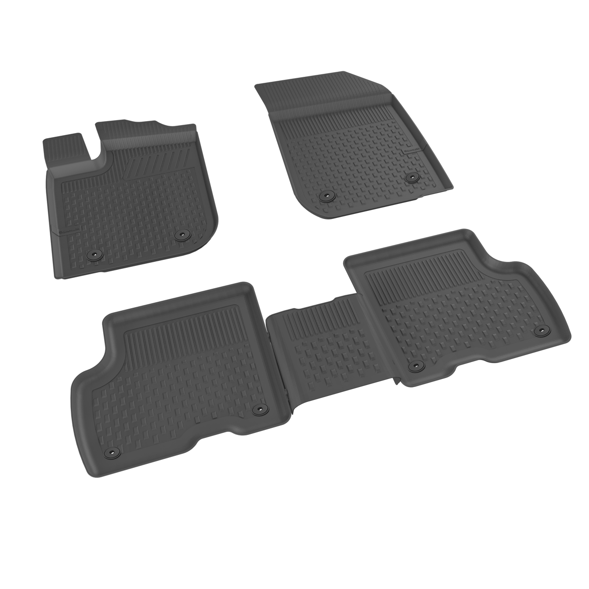 Sahler Dacia Logan II Sedan / MCW 2013-2020 Uyumlu 4.5D Havuzlu Siyah Oto Paspas Takımı - KolayOto