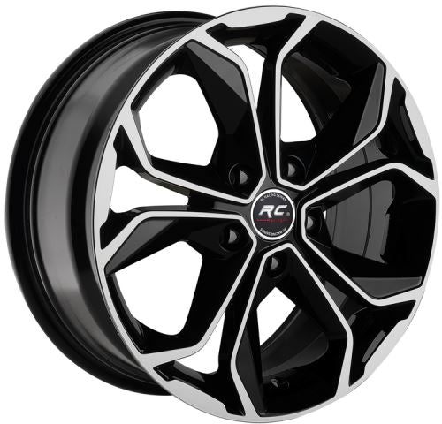 R1 Wheels 17 inç 4*100 ET35 Siyah Jant Takımı (J-3717) - KolayOto
