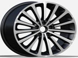 R1 Wheels 18 inç 5*112 ET48 Siyah Jant Takımı (J-3797) - KolayOto