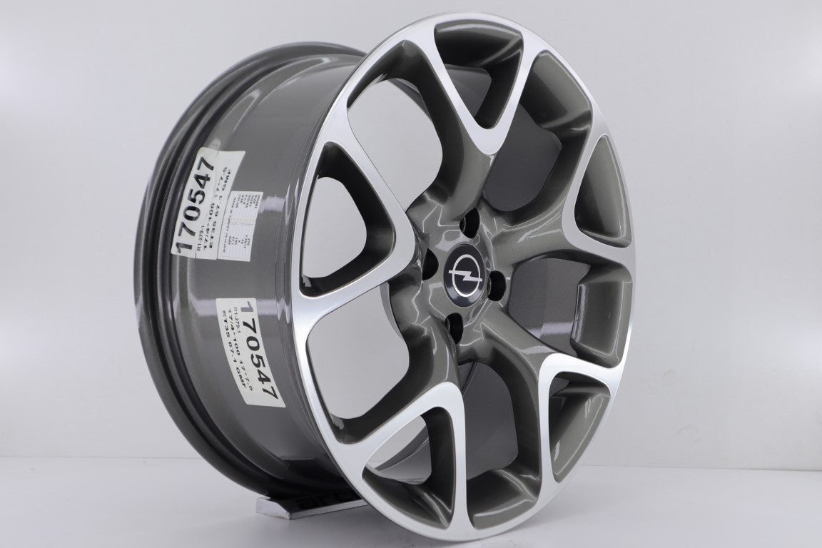 R1 Wheels 17 inç 4*100 ET35 Füme Jant Takımı (J-803) - KolayOto