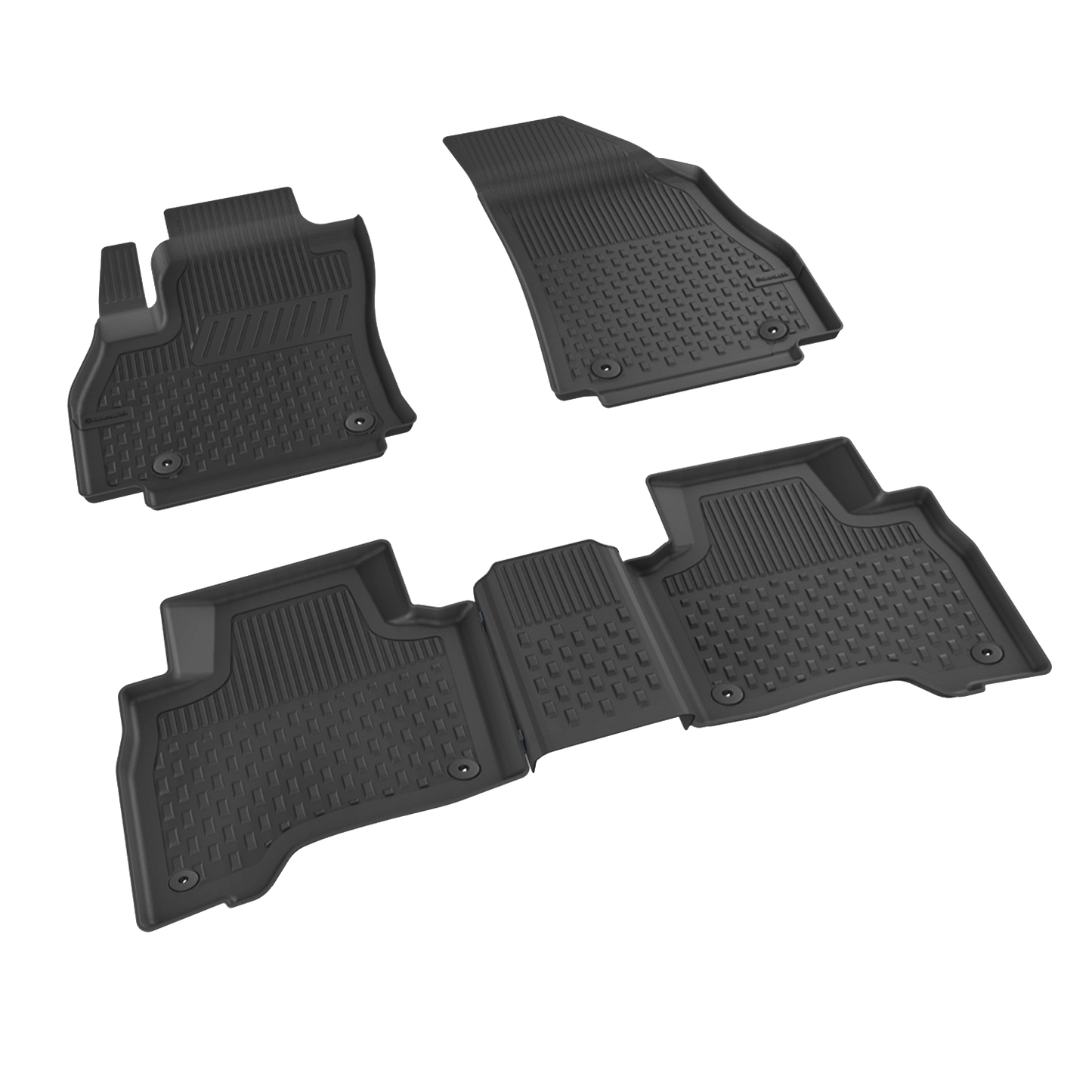 Sahler Fiat Fiorino Dizel 2008-2019 / Fiat Fiorino Benzinli 2008+ Uyumlu 4.5D Havuzlu Siyah Oto Paspas Takımı - KolayOto