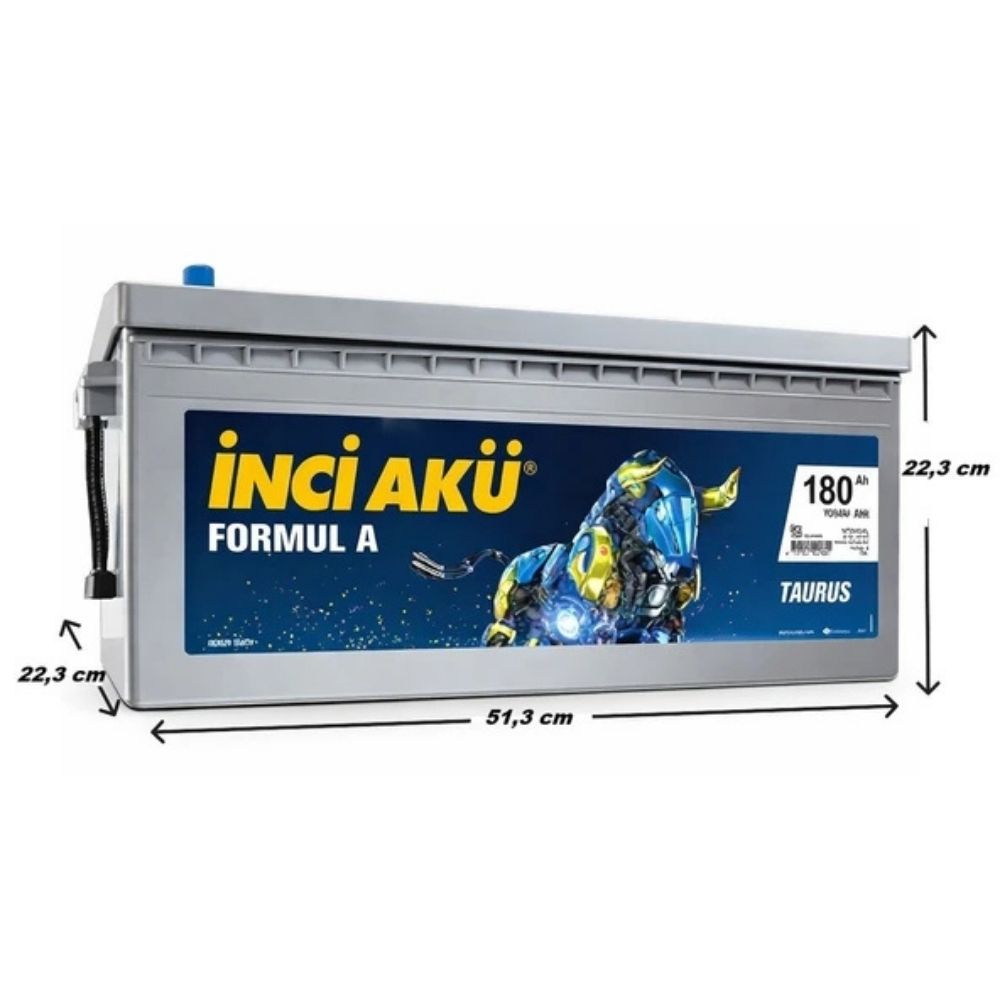 İnci Formul A Taurus 12V 180 Ah Akü