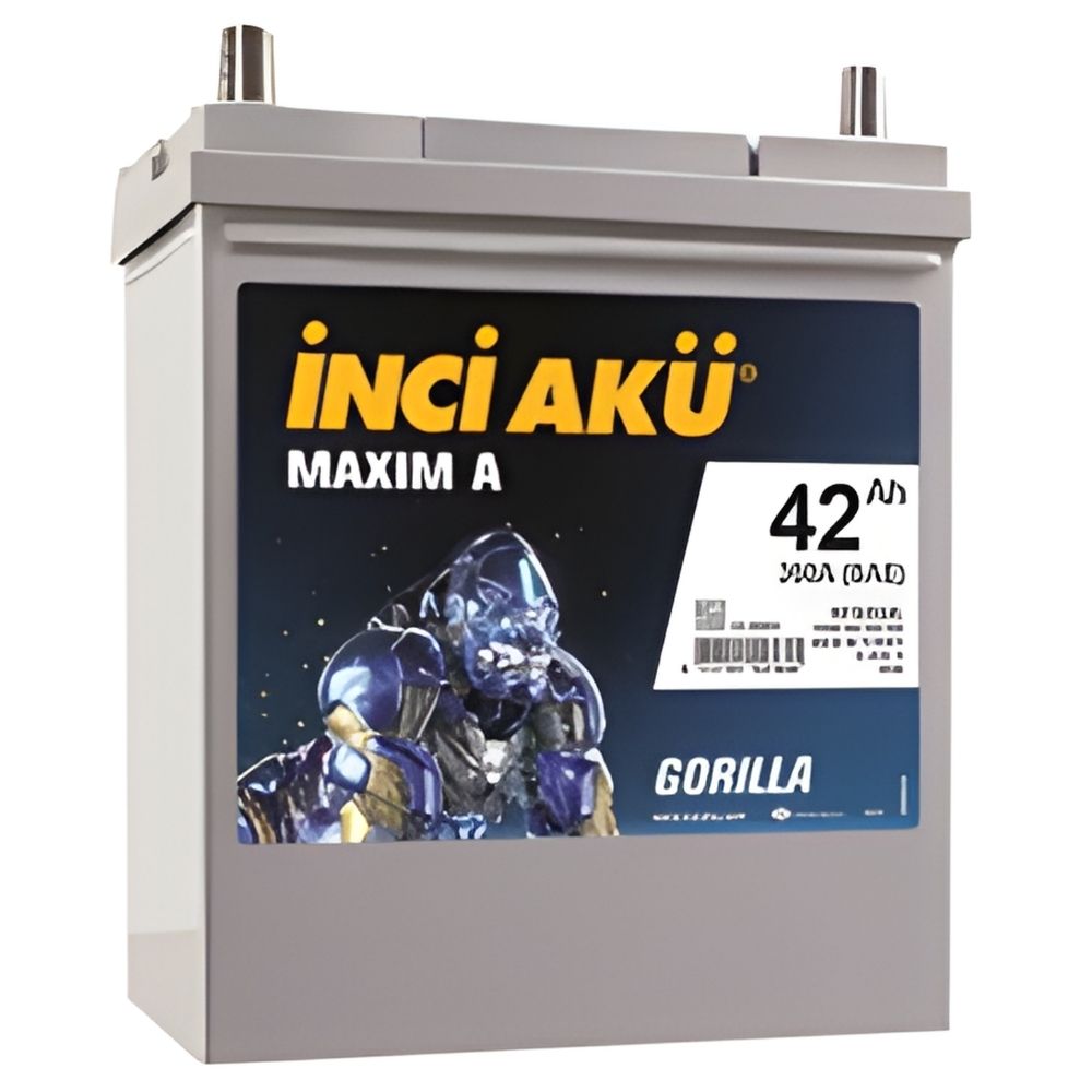 İnci Asia 12V 42 Ah İnce Kutup Akü