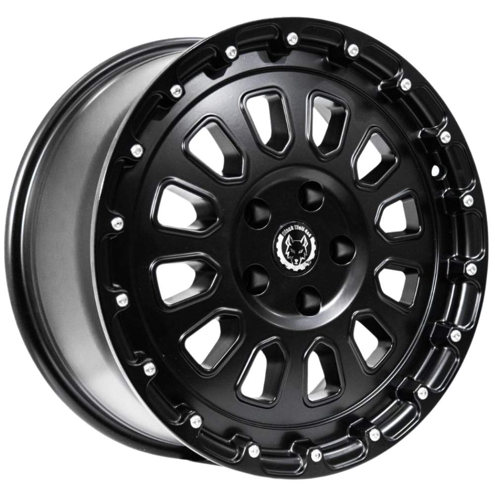 Black Wolf 18 inç 5*120 ET45 Mat Siyah Karavan Jant Takımı (J-6194)