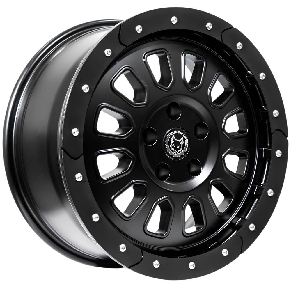 Black Wolf 18 inç 5*120 ET45 Mat Siyah Karavan Jant Takımı (J-6195)