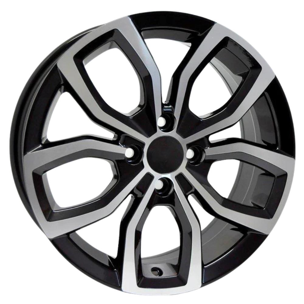 Kormetal 16 inç 5*114.3 ET44 Parlak Siyah Jant Takımı (J-1816)