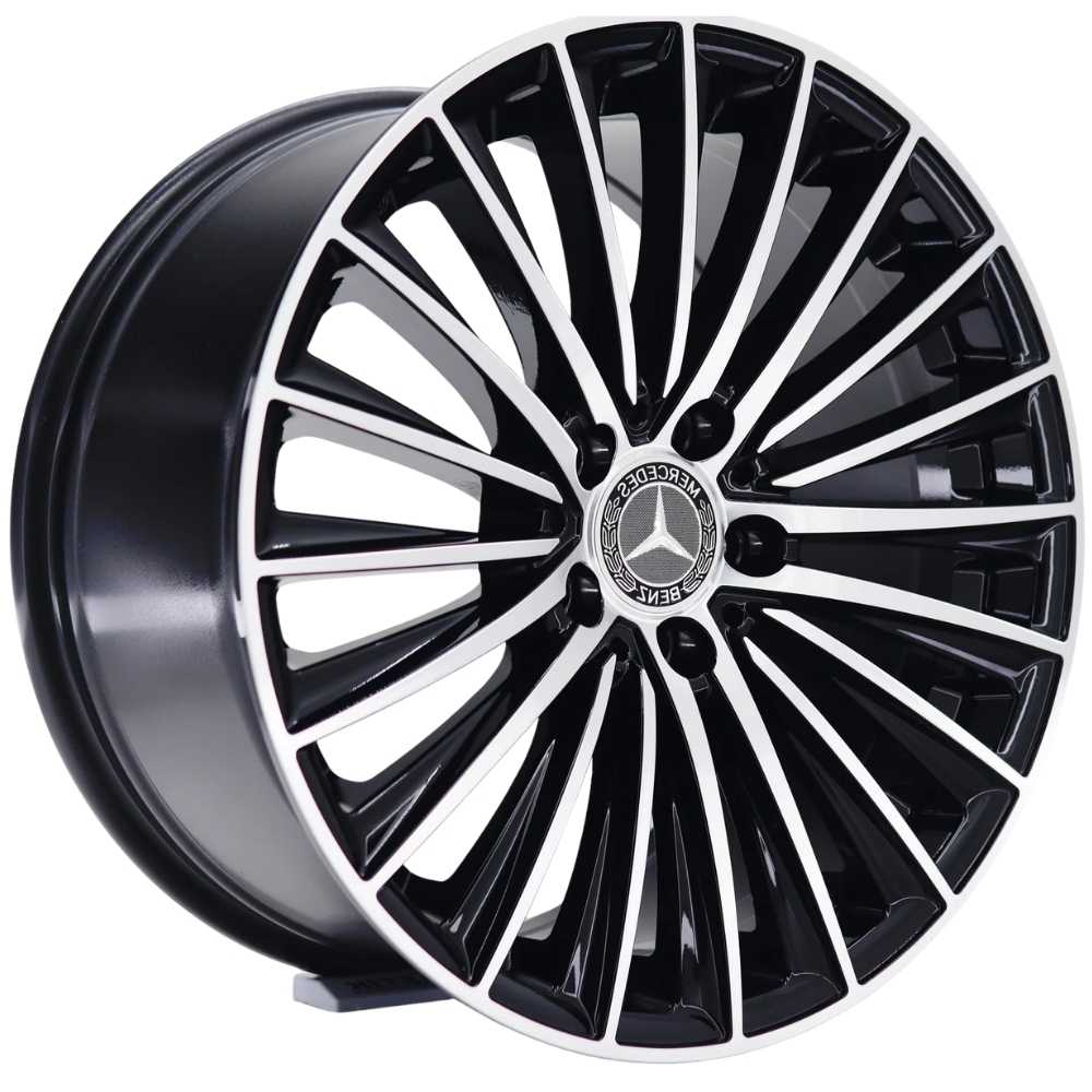 Kormetal 17 inç 5*112 ET40 Parlak Siyah Jant Takımı (J-2077)