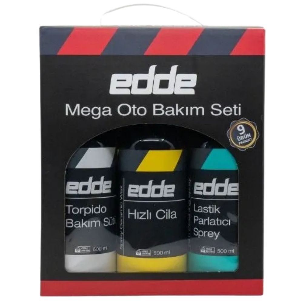 Edde Mega Oto Bakım Seti 9 Parça