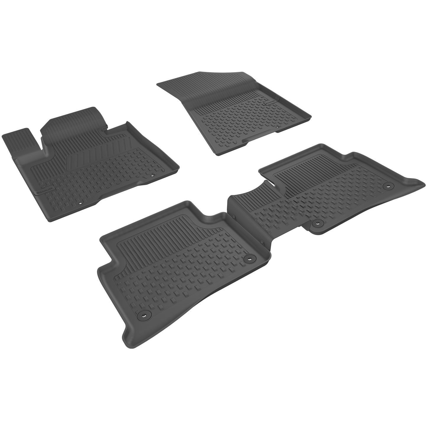 Sahler Kia Sportage 2016-2021 Uyumlu 4.5D Havuzlu Siyah Oto Paspas Takımı - KolayOto