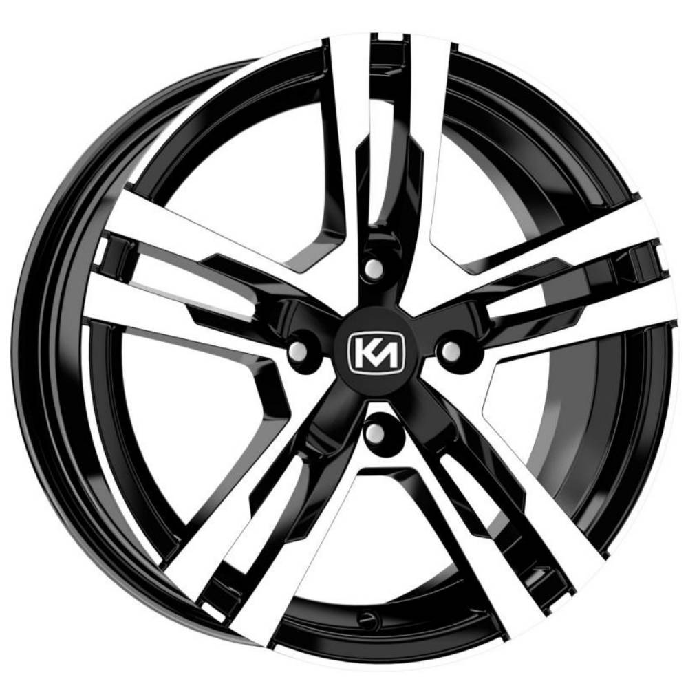 Kormetal 15 inç 4*108 ET35 Parlak Siyah Jant Takımı (J-6058)