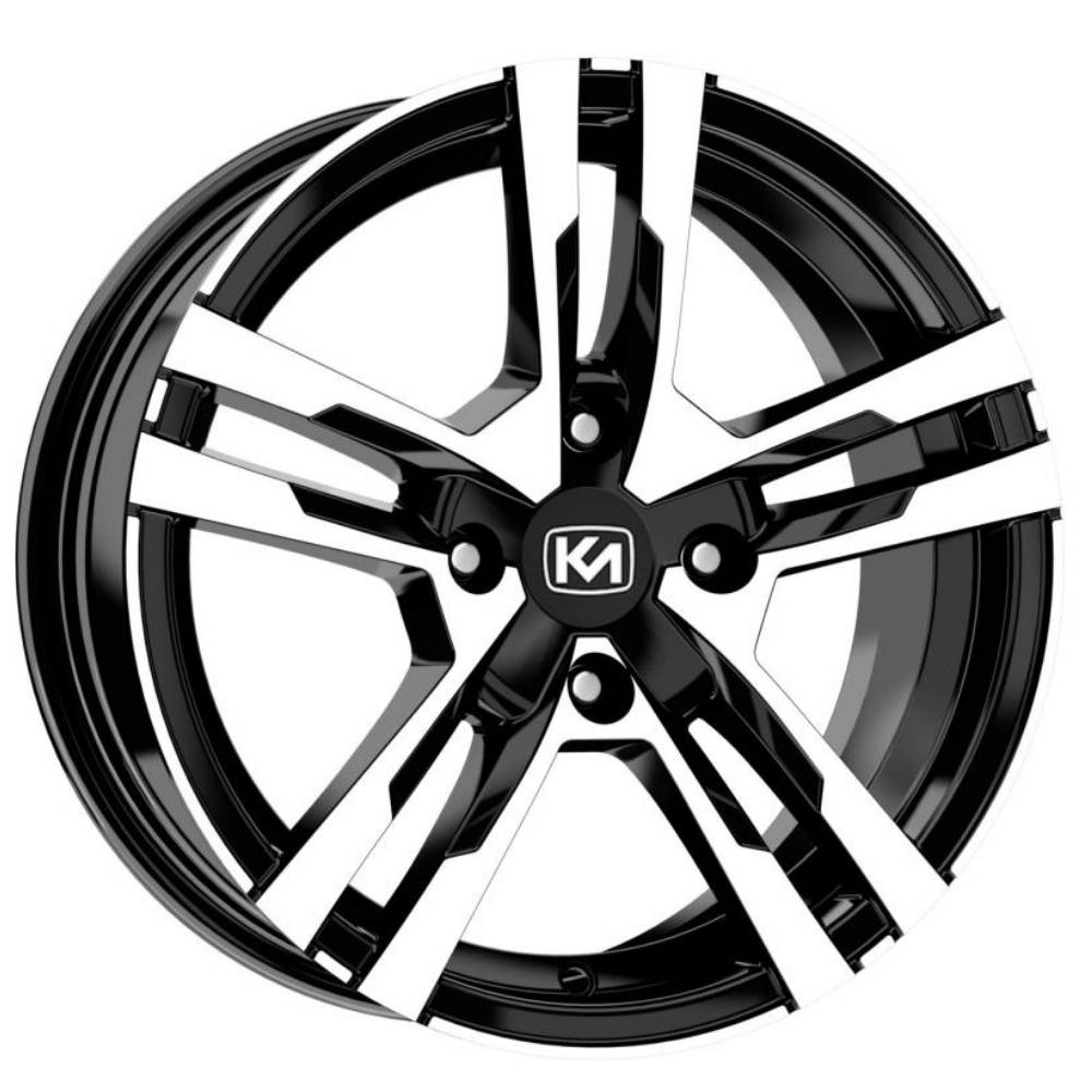 Kormetal 15 inç 4*114 ET35 Parlak Siyah Jant Takımı (J-6059)