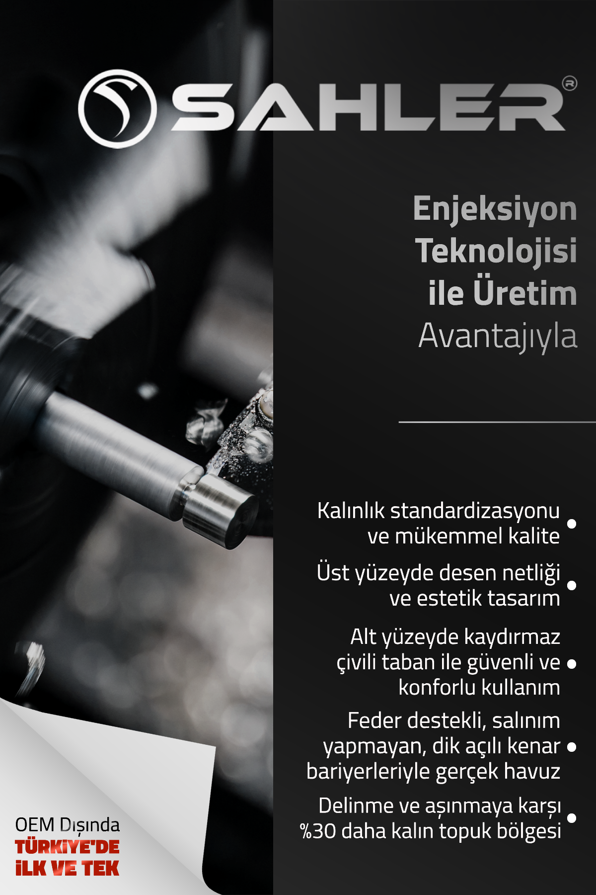 Sahler Mercedes C Serisi 2021+ Uyumlu 4.5D Havuzlu Siyah Oto Paspas Takımı - KolayOto