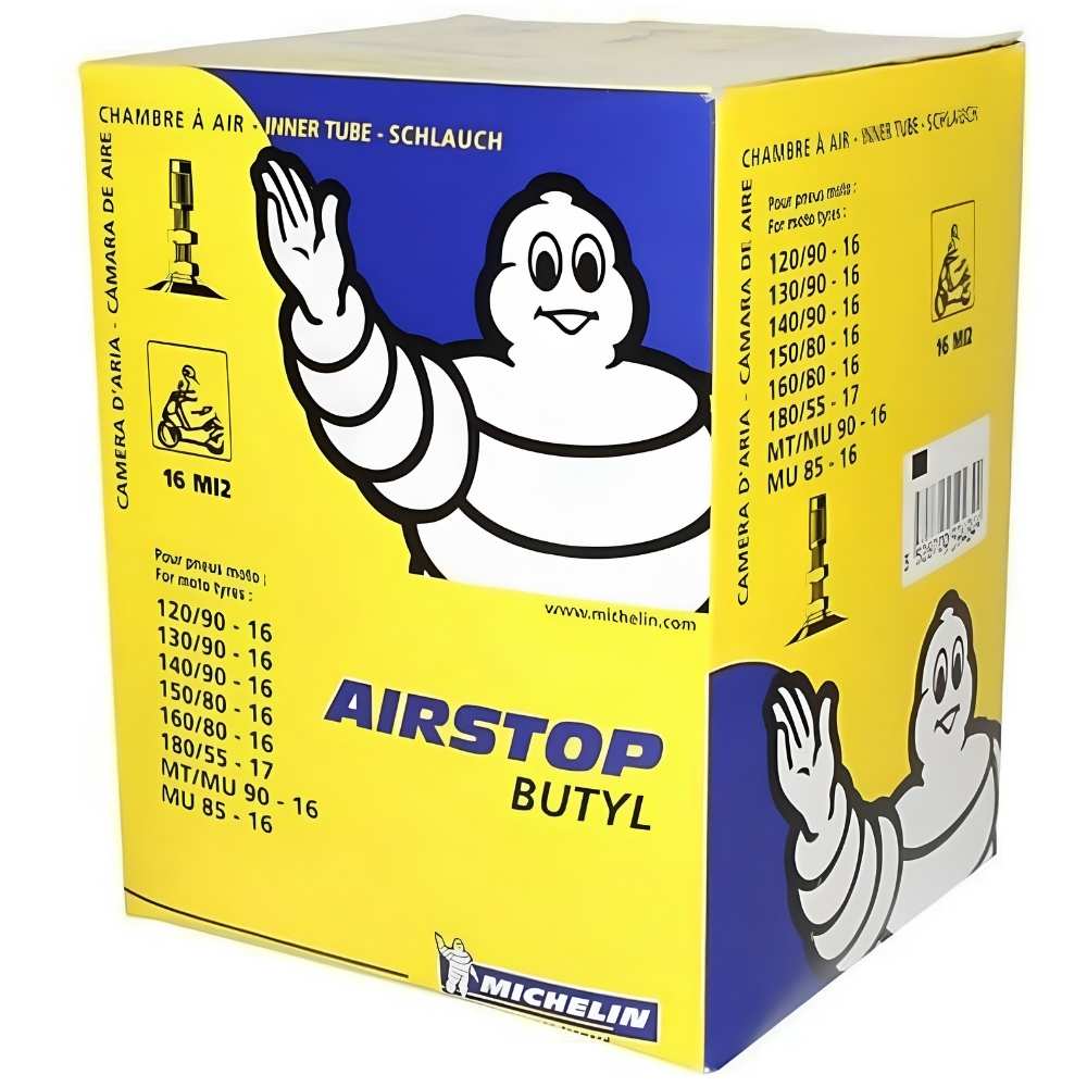 Michelin Airstop 16 MI2 MU85B16 Düz Yandan Supaplı İç Lastik