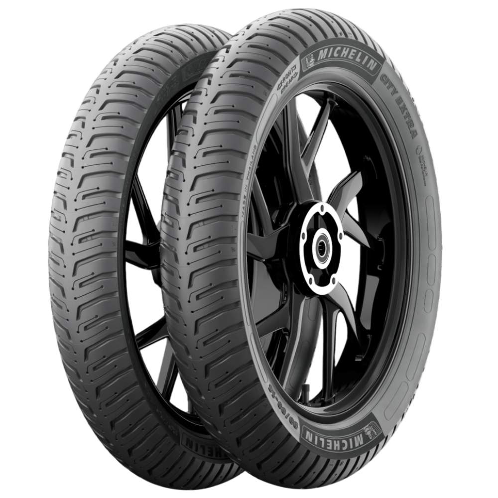 Michelin City Extra 2.75-18 ve 90/90-18 Dublex Motosiklet Ön-Arka Takım Lastiği