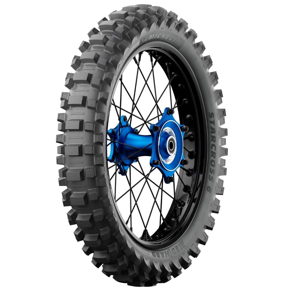 Michelin StarCross 6 Medium Soft 110/100-18 Motosiklet Arka Lastiği