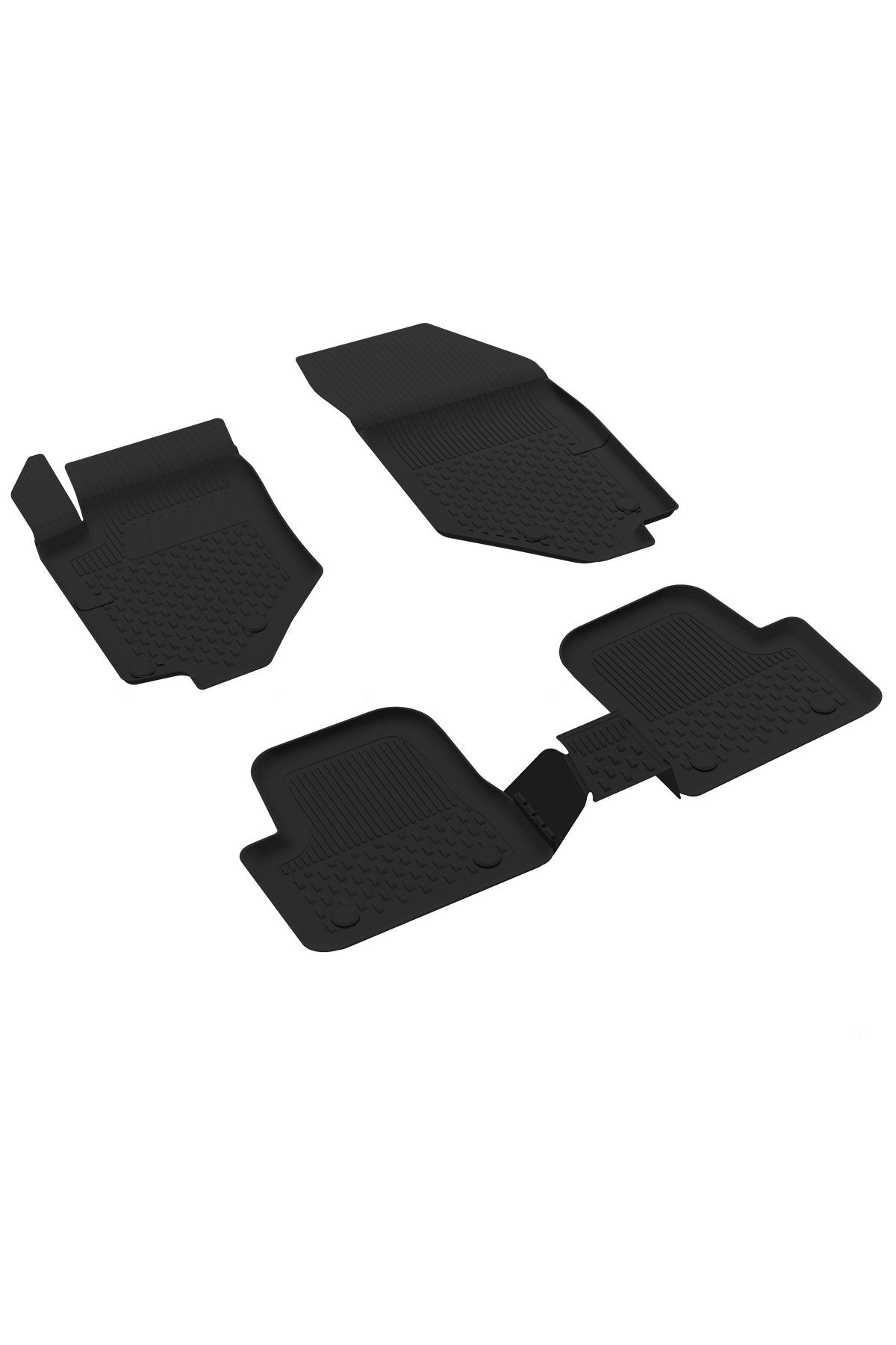 Sahler Peugeot 208 2021+ Uyumlu 4.5D Havuzlu Siyah Oto Paspas Takımı - KolayOto