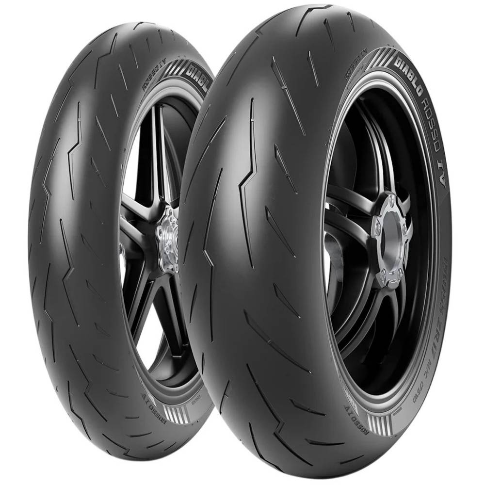 Pirelli Diablo Rosso IV 120/70ZR17 ve 180/55ZR17 Motosiklet Ön